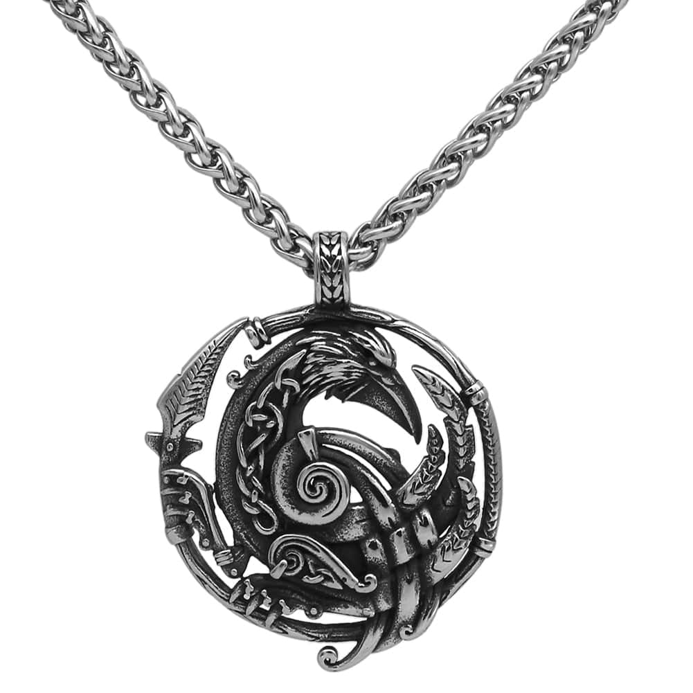 Collier Viking <br>Corbeau</br> Viking Shop