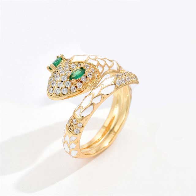 Bague Viking <br>Serpent de Midgard</br> Viking Shop