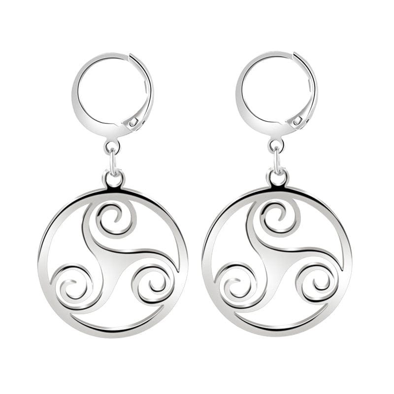 Boucles d'Oreilles <br>Triskel</br> Viking Shop