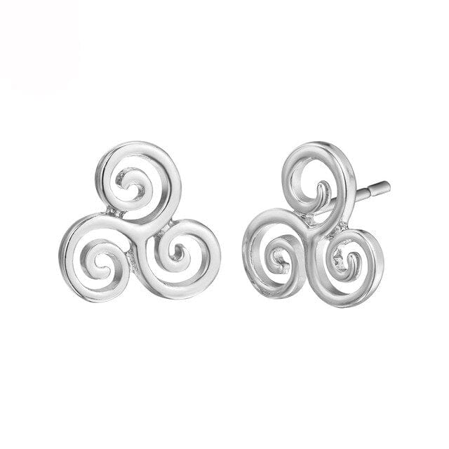 Boucles d'Oreilles <br>Triskel</br> Viking Shop