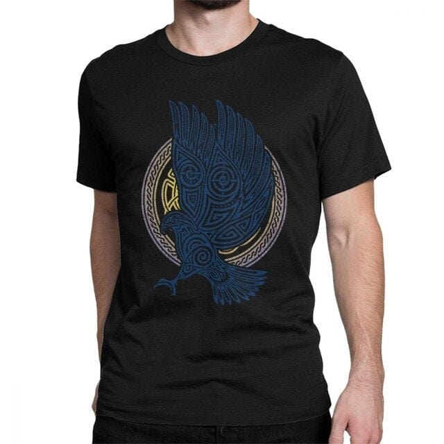 T-shirt Viking Corbeau